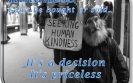 Kindness Can't be bought or sold
