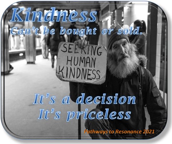 Kindness Can't be bought or sold