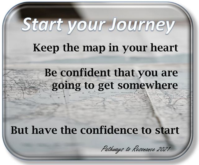 Start your Journey, keep the map in your heart.