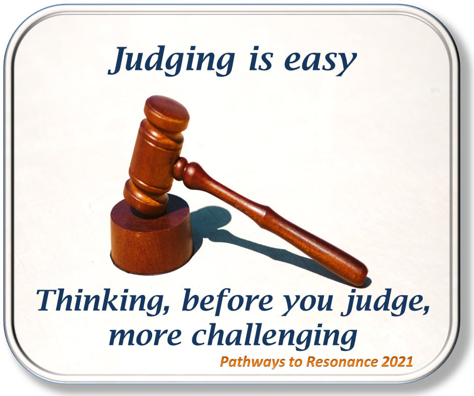 Judging is easy