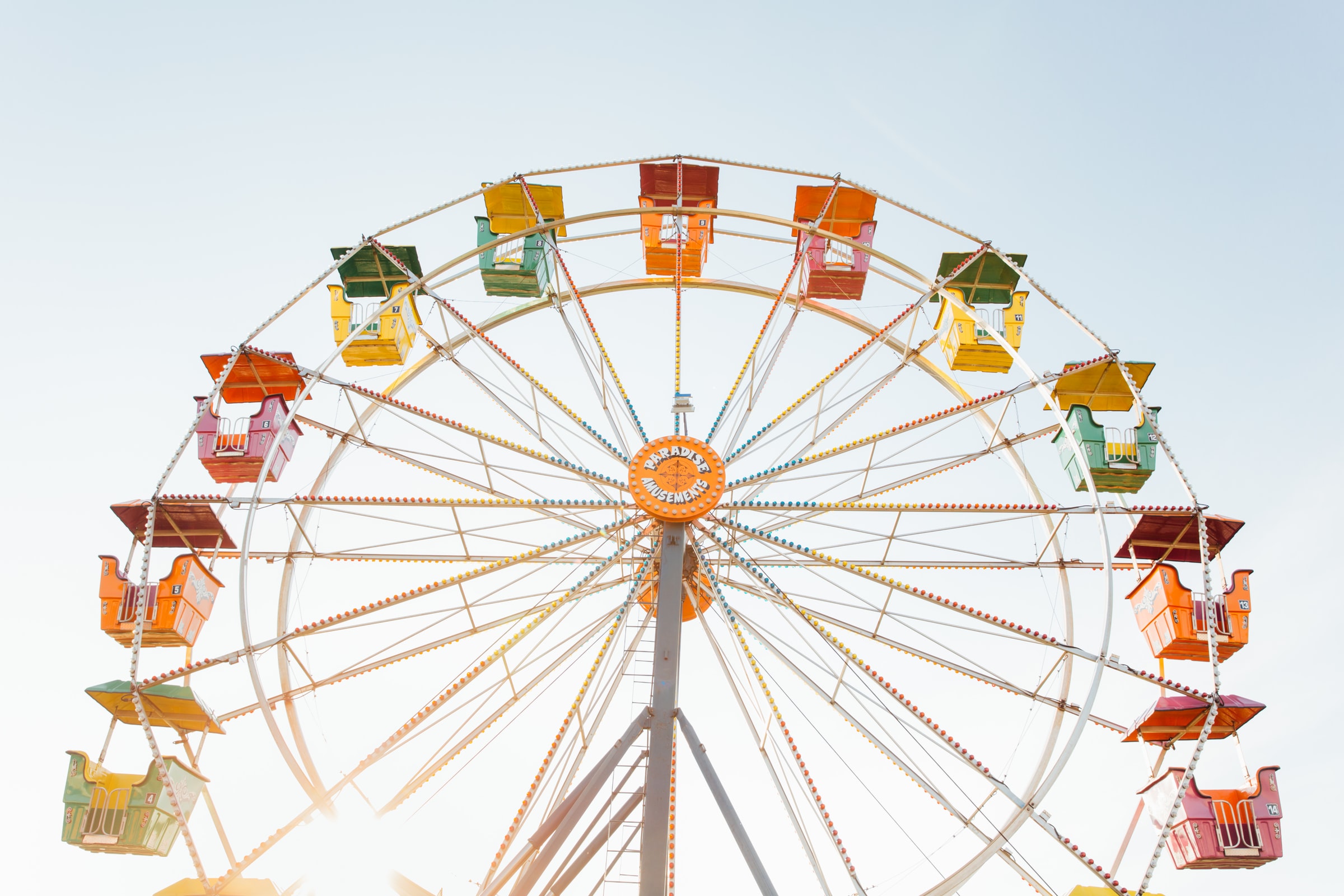 The Ferris wheel ride