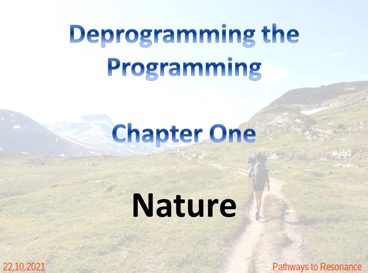 Deprogramming the Programming Chapter One Nature