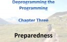 Deprogramming the programming Chapter Three Preparation