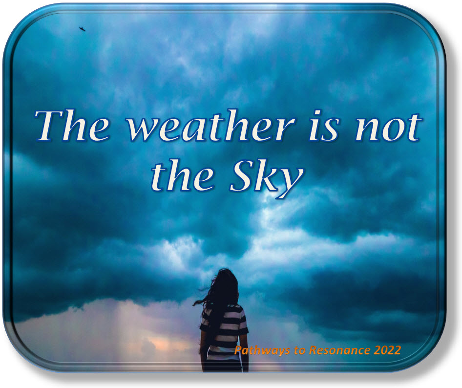 The weather is not the sky