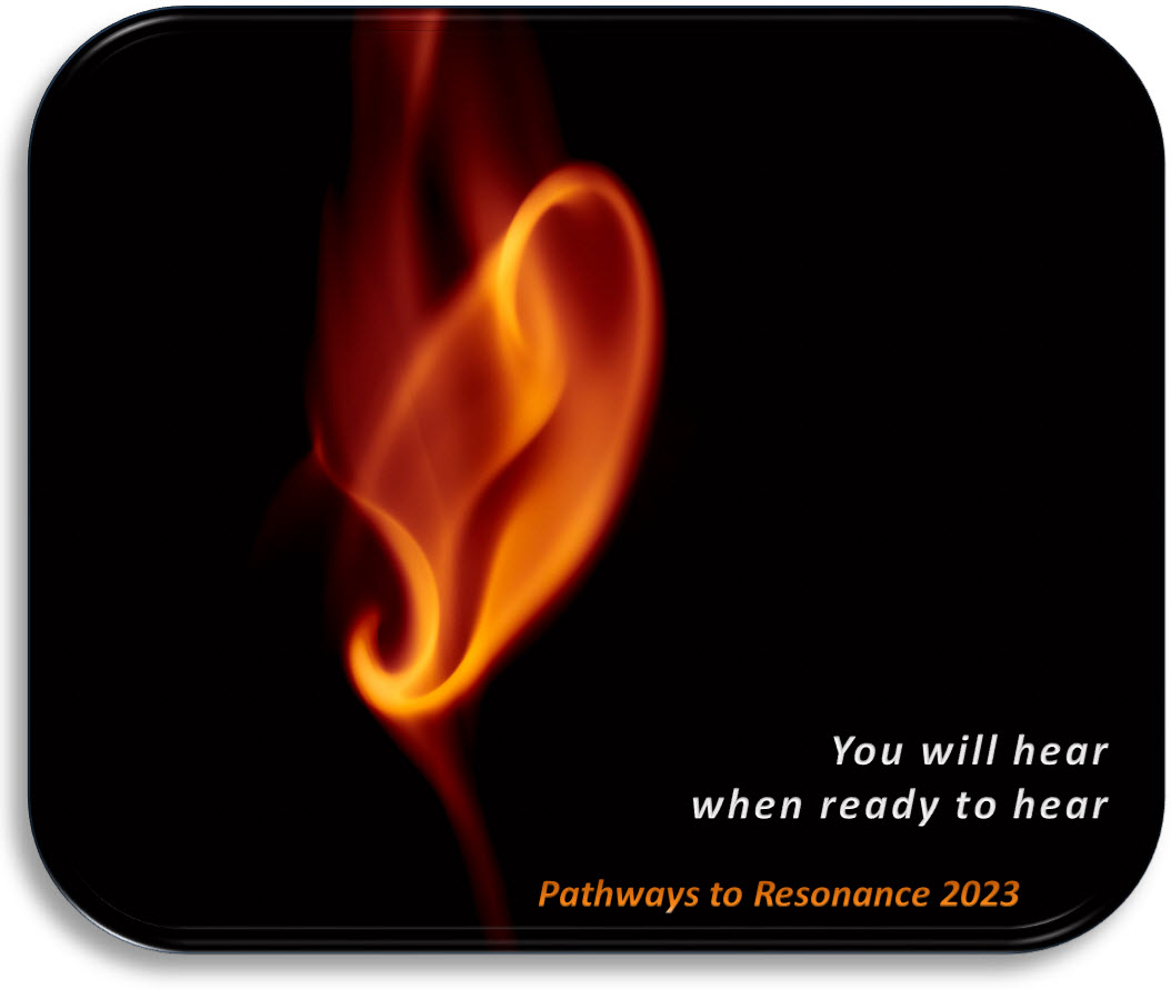 You will hear when ready to hear