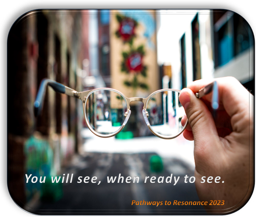 You will see when ready to see
